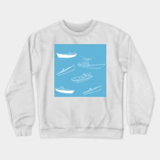 Panga Boats Blue Crewneck Sweatshirt